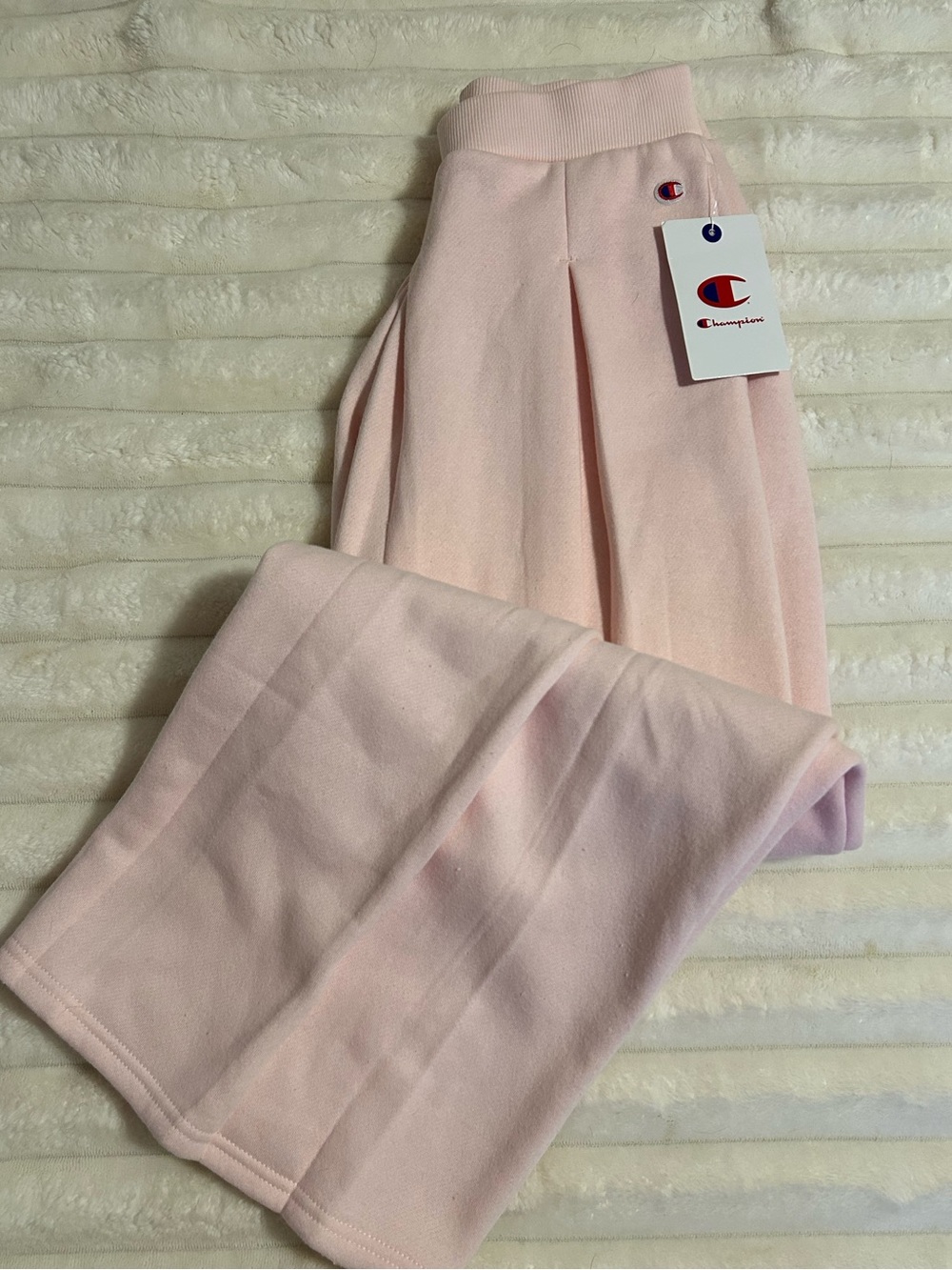 Champion Blush Pleated Sweatpants